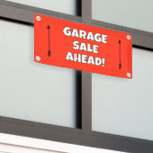 GARAGE SALE AHEAD Banner (Buitenkant Gebouw)