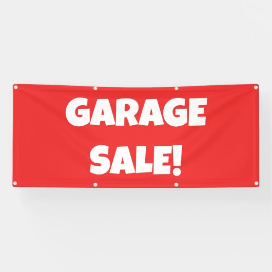 GARAGE SALE! Banner (Horizontaal)