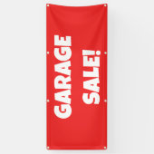 GARAGE SALE! Banner (Verticaal)