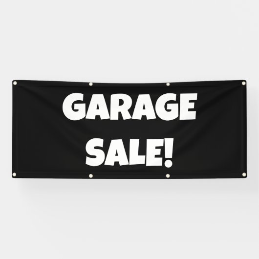 GARAGE SALE! Banner (Horizontaal)