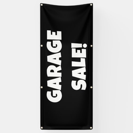 GARAGE SALE! Banner (Verticaal)