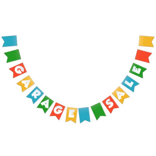 Garage Sale Bunting Banner Vlaggen (Alle)