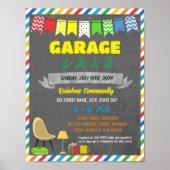 Garage Sale event sjabloon Poster (Voorkant)