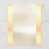 Garage Sale Faux Gold Verkoop Glitter Flyer (Achterkant)