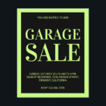 Garage Sale Flyer<br><div class="desc">Reclamebrochure verkoopt. Pas het met uw eigen tekst aan en verspreid het woord.</div>