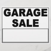 Garage Sale Flyer (Voorkant)