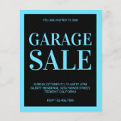 Garage Sale Flyer (Voorkant)