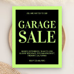 Garage Sale Flyer<br><div class="desc">Reclamebrochure verkoopt. Pas het met uw eigen tekst aan en verspreid het woord.</div>