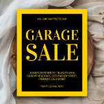 Garage Sale Flyer<br><div class="desc">Reclamebrochure verkoopt. Pas het met uw eigen tekst aan en verspreid het woord.</div>