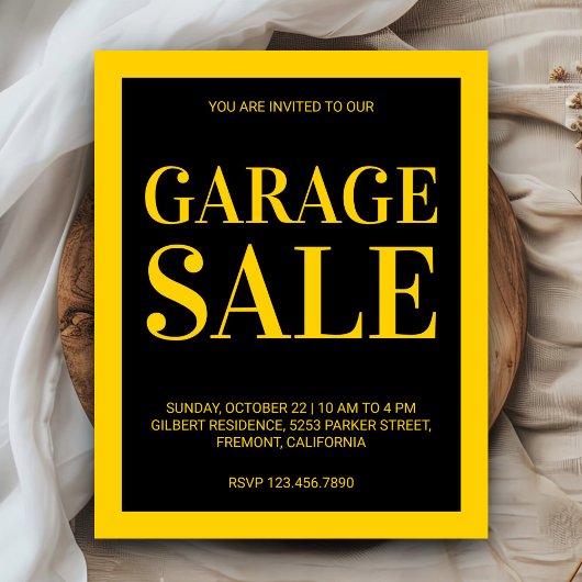 Garage Sale Flyer
