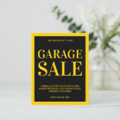 Garage Sale Flyer (Staand voorkant)