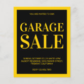 Garage Sale Flyer (Achterkant)
