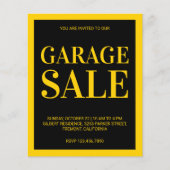 Garage Sale Flyer (Voorkant)