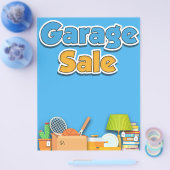 Garage Sale Flyer - 8 1/2" x 11" Sjabloon (Enkel)