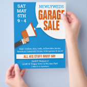 Garage Sale Flyer - Passen getrouwd (Hand)