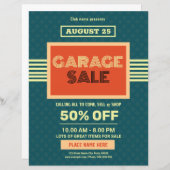 Garage Sale Flyer Sjabloon (Voorkant / Achterkant)