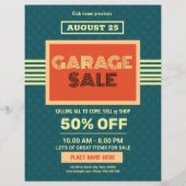 Garage Sale Flyer Sjabloon (Voorkant)