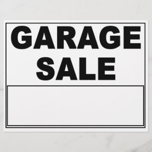 Garage Sale-folder Flyer