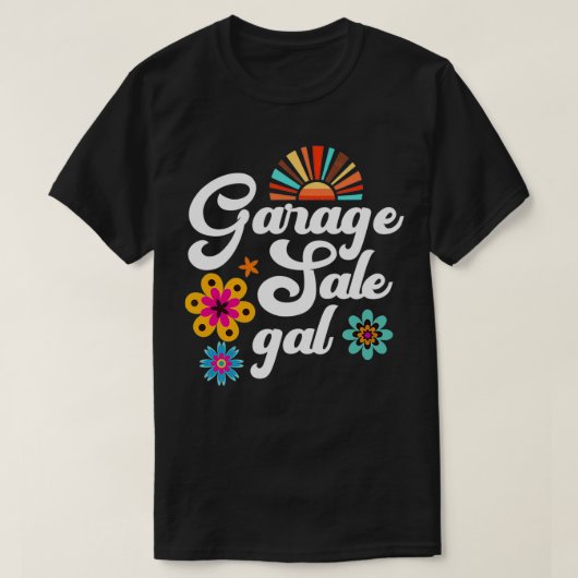 Garage Sale Gal Thrift Treasure Hunter Yard Sale F T-shirt (Design voorkant)