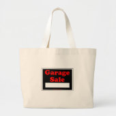 Garage Sale Grote Tote Bag (Voorkant)