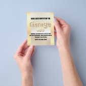 Garage Sale Nepgoud Glitter Verkopen Flyer (Hand)