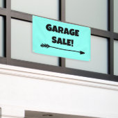 GARAGE SALE! Pijl Banner (Buitenkant Gebouw)