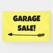 GARAGE SALE! Pijlbanner Spandoek (Horizontaal)