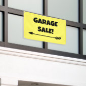 GARAGE SALE! Pijlbanner Spandoek (Buitenkant Gebouw)