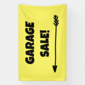 GARAGE SALE! Pijlbanner Spandoek (Verticaal)