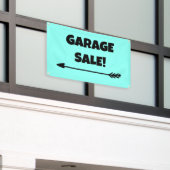 GARAGE SALE! Pijlbanner Spandoek (Buitenkant Gebouw)