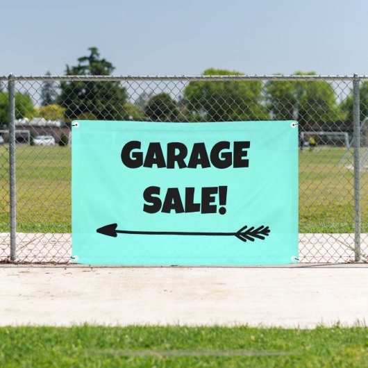 GARAGE SALE! Pijlbanner Spandoek (Insitu)