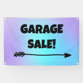 GARAGE SALE! Pijlbanner Spandoek (Horizontaal)