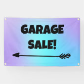 GARAGE SALE! Pijlbanner Spandoek (Horizontaal)