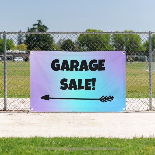 GARAGE SALE! Pijlbanner Spandoek (Insitu)