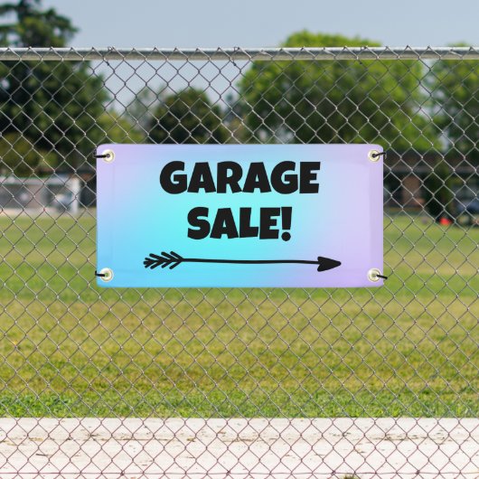GARAGE SALE! Pijlbanner Spandoek (Insitu)
