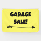 GARAGE SALE! Pijlbanner Spandoek (Horizontaal)