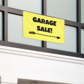 GARAGE SALE! Pijlbanner Spandoek (Buitenkant Gebouw)