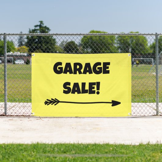 GARAGE SALE! Pijlbanner Spandoek (Insitu)