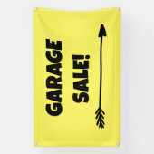GARAGE SALE! Pijlbanner Spandoek (Verticaal)