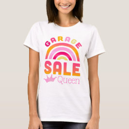 Garage Sale Queen Regenboog T-shirt