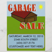 GARAGE SALE SIGN/FLYER FLYER (Voorkant)
