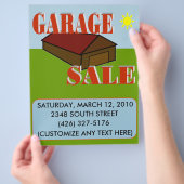 GARAGE SALE SIGN/FLYER FLYER (Hand)