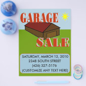 GARAGE SALE SIGN/FLYER FLYER (Enkel)