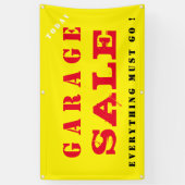 Garage SALE Spandoek (Verticaal)