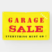 Garage SALE Spandoek (Horizontaal)