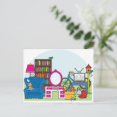 Garage Sale Stuff Briefkaart (Staand voorkant)