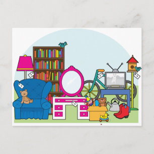 Garage Sale Stuff Briefkaart