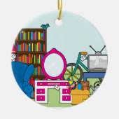 Garage Sale Stuff Keramisch Ornament (Voorkant)