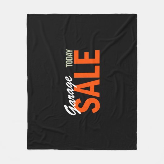 Garage Sale Vandaag Fleece Deken (Voorkant)