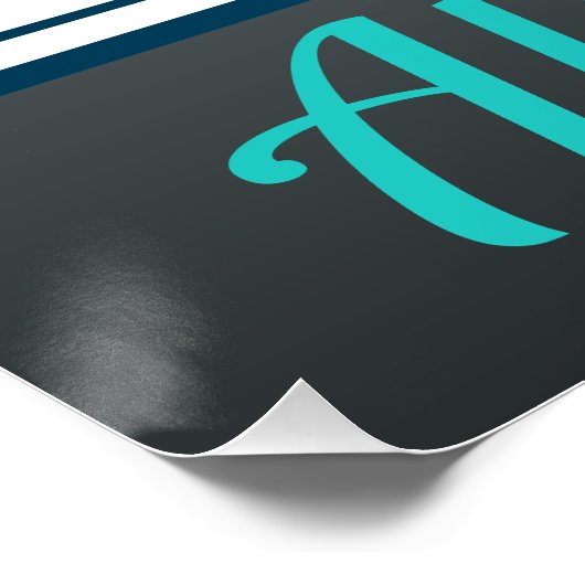 Garage Sign Glossy Poster (Hoek)